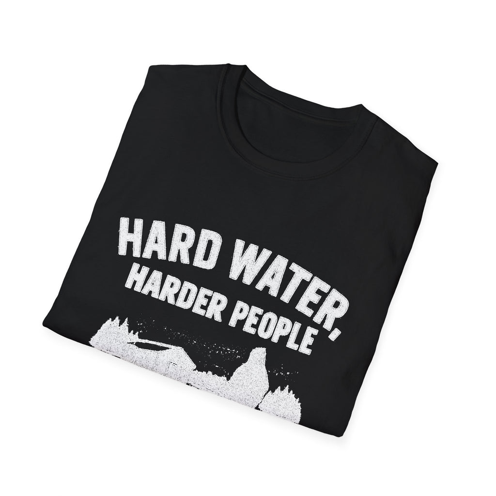 "HARD WATER HARDER PEOPLE LANARK" T-SHIRT
