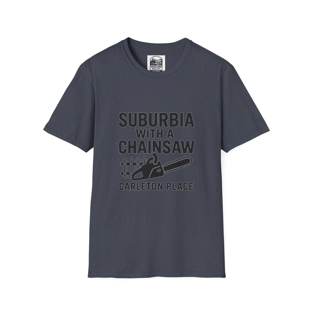 SUBURBIA WITH A CHAINSAW CP UNISEX T-SHIRT