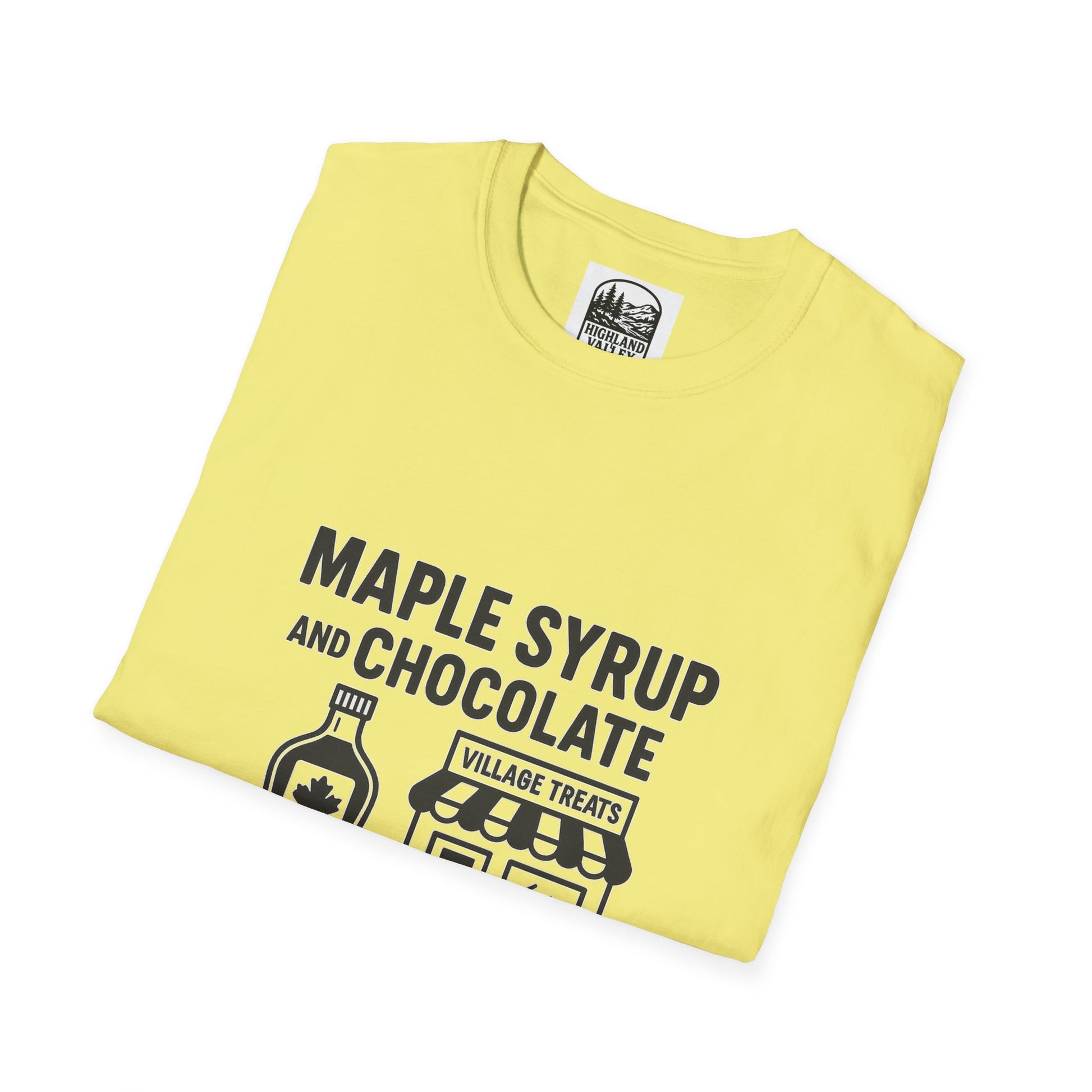 MAPLE SYRUP AND CHOCOLATE THE LANARK DIET UNISEX T-SHIRT