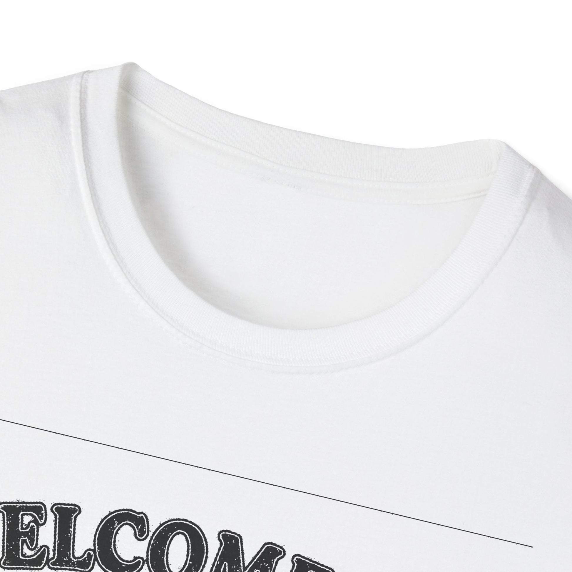 "WELCOME TO LANARK HALF GRAVEL, HALF GOSSIP" T-SHIRT
