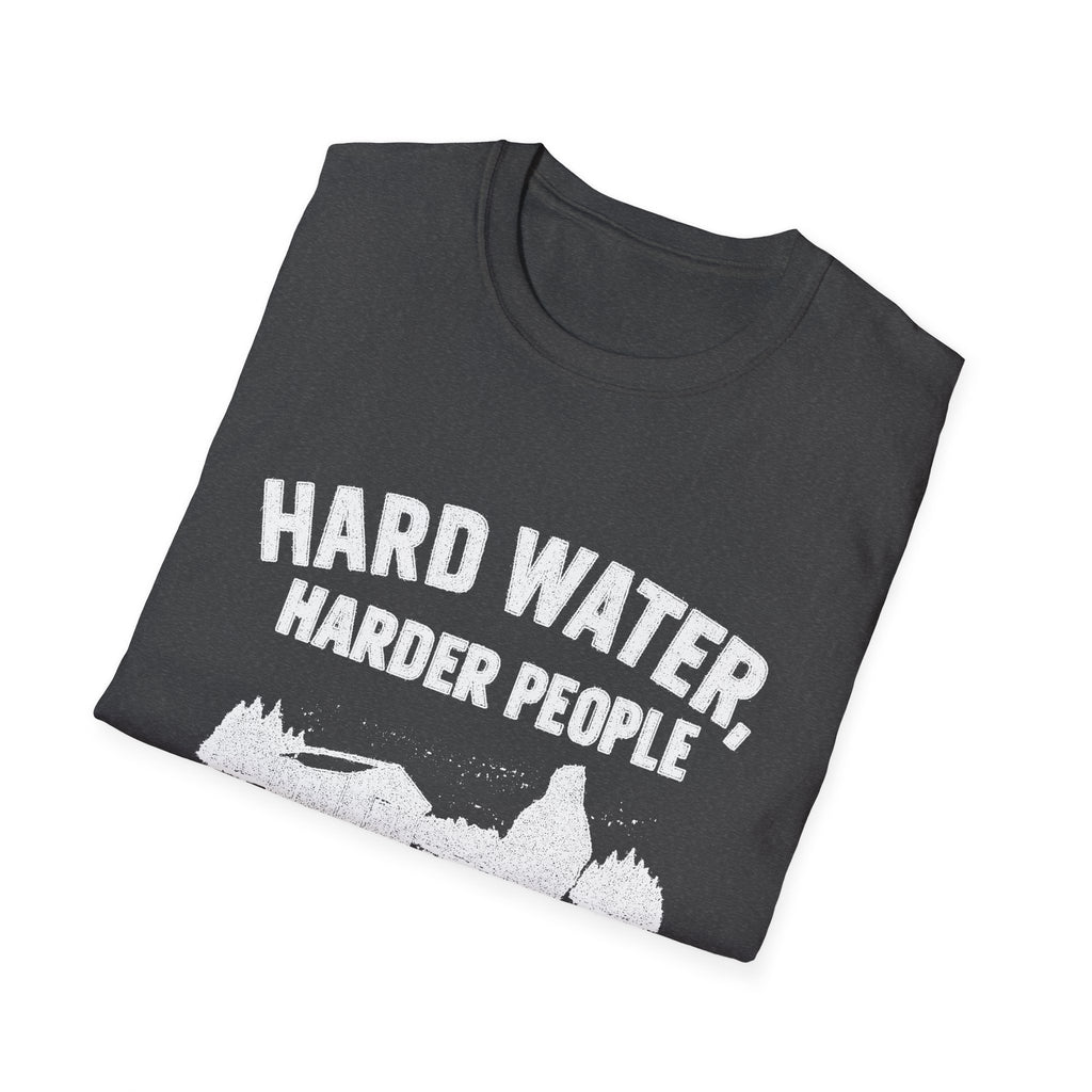 "HARD WATER HARDER PEOPLE LANARK" T-SHIRT