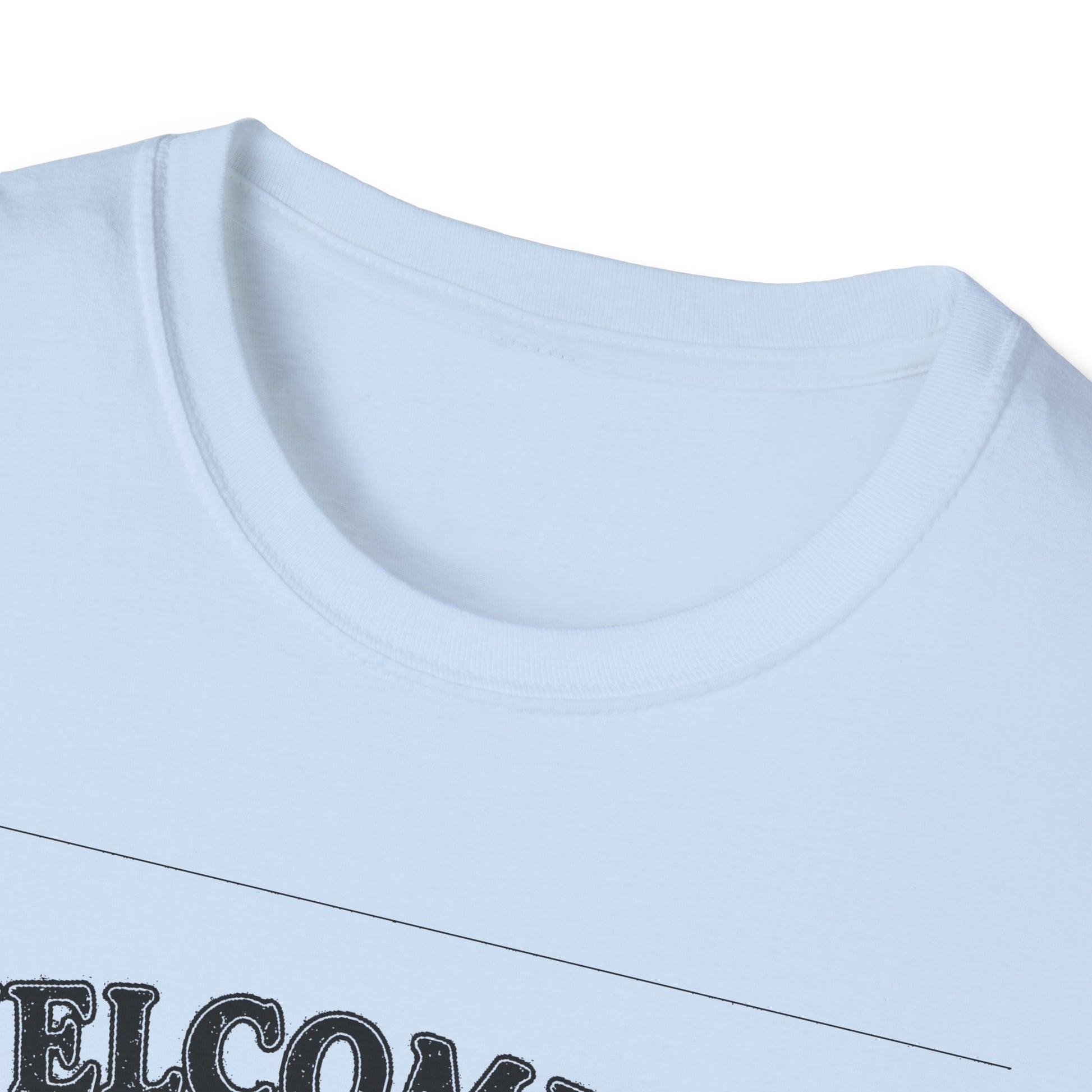 "WELCOME TO LANARK HALF GRAVEL, HALF GOSSIP" T-SHIRT