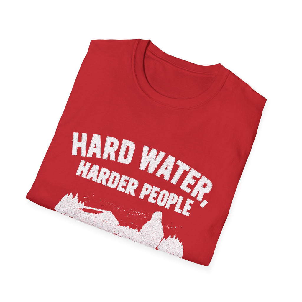 "HARD WATER HARDER PEOPLE LANARK" T-SHIRT