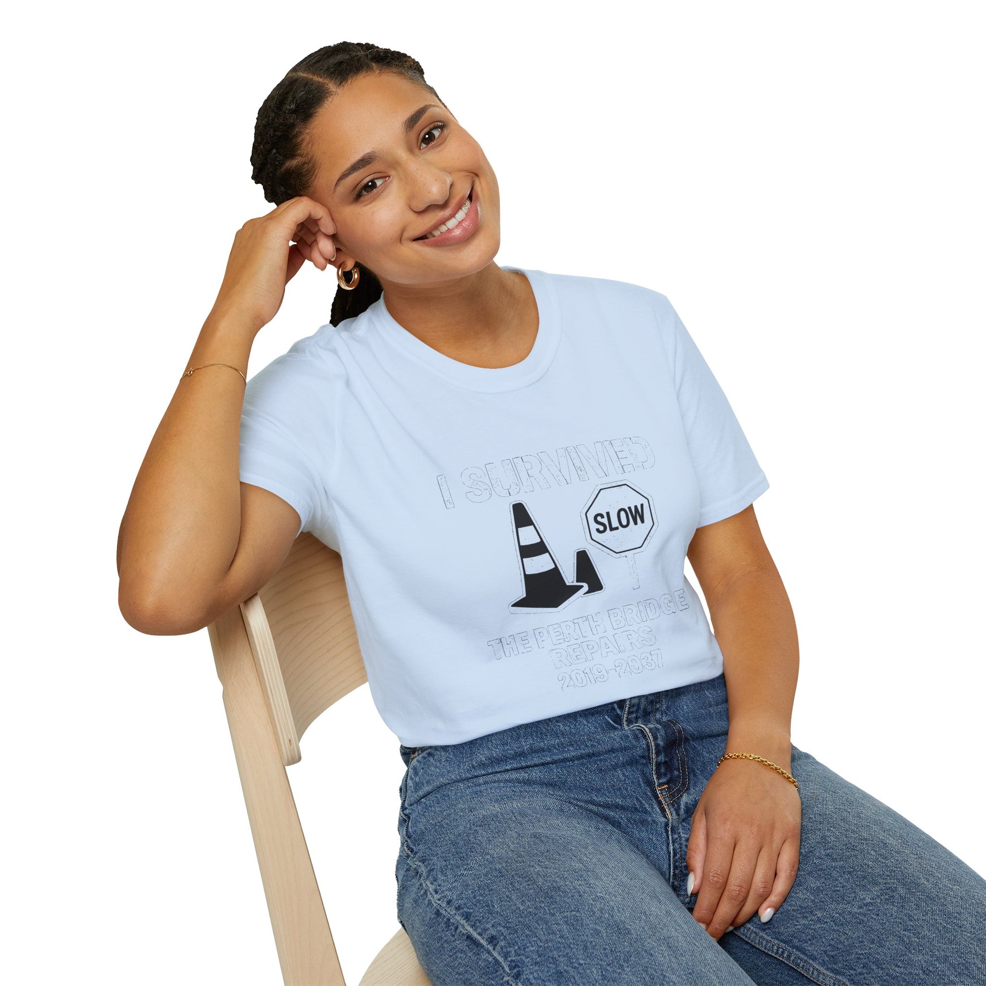 "I SURVIVED THE PERTH BRIDGE REPAIRS 2019-2037" T-SHIRT