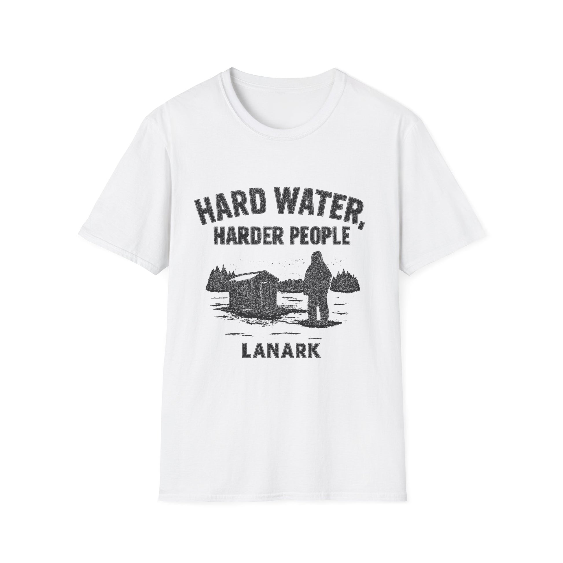 "HARD WATER HARDER PEOPLE LANARK" T-SHIRT
