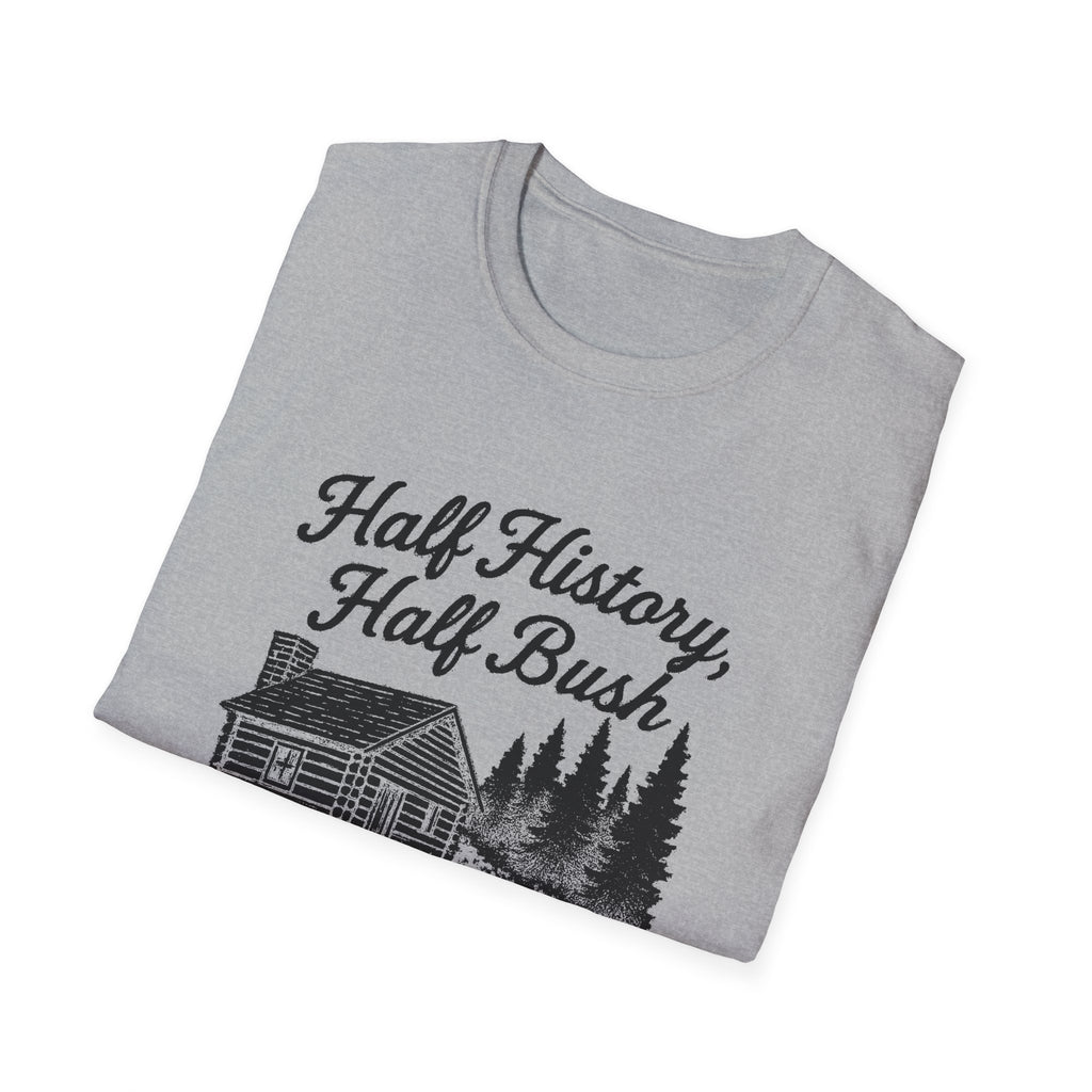 "HALF HISTORY, HALF BUSH, ALL HEART HOPETOWN" T-SHIRT
