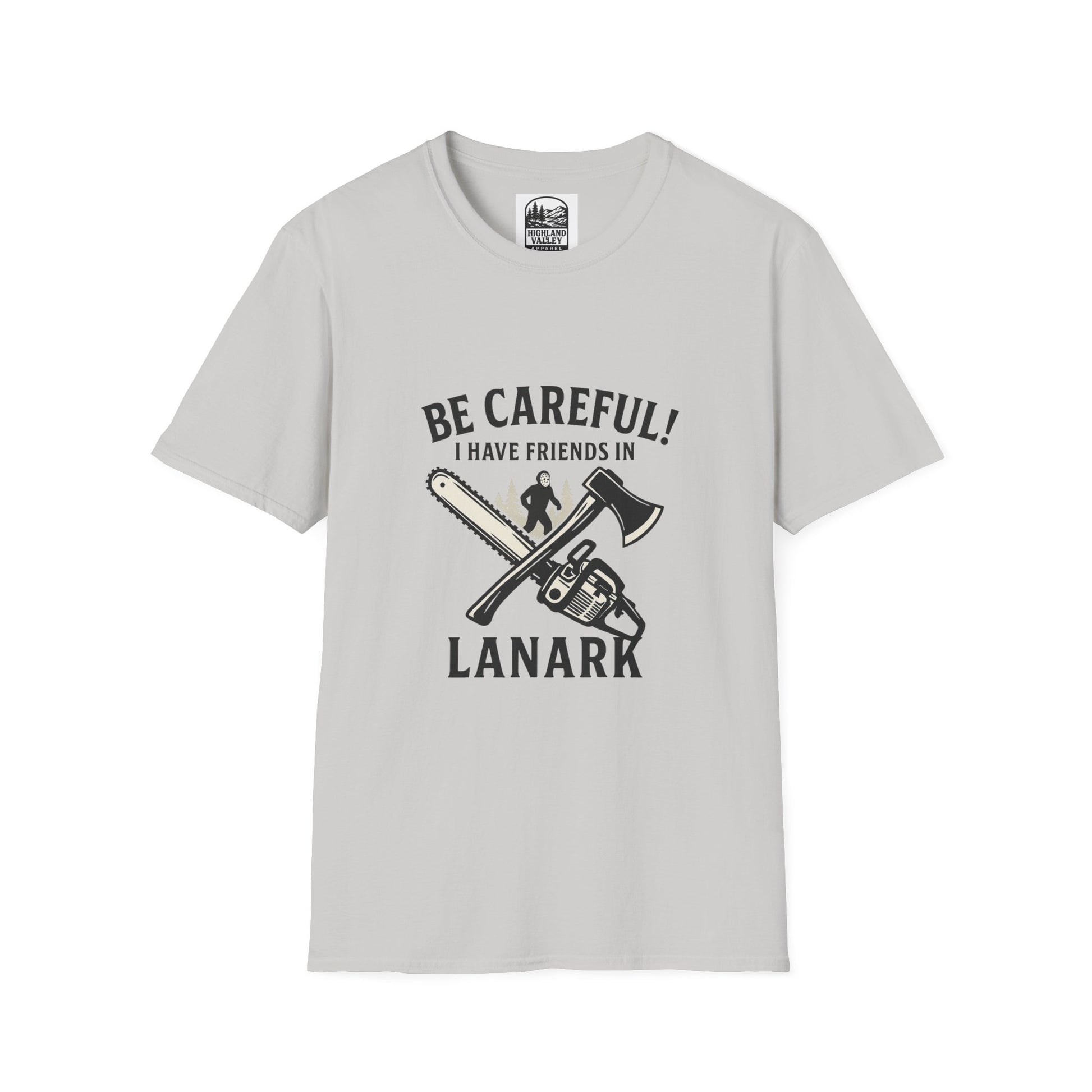 I KNOW PEOPLE FROM LANARK UNISEX T-SHIRT