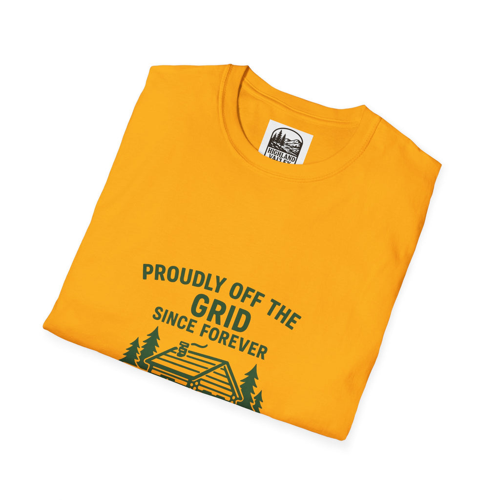 OFF THE GRID IN MCDONALD'S CORNERS UNISEX T-SHIRT