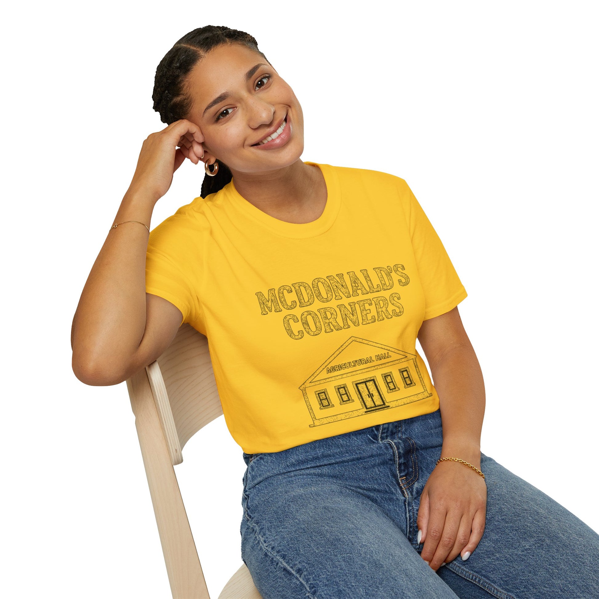 "MCDONALD'S CORNERS AGRICULTURAL HALL" T-SHIRT