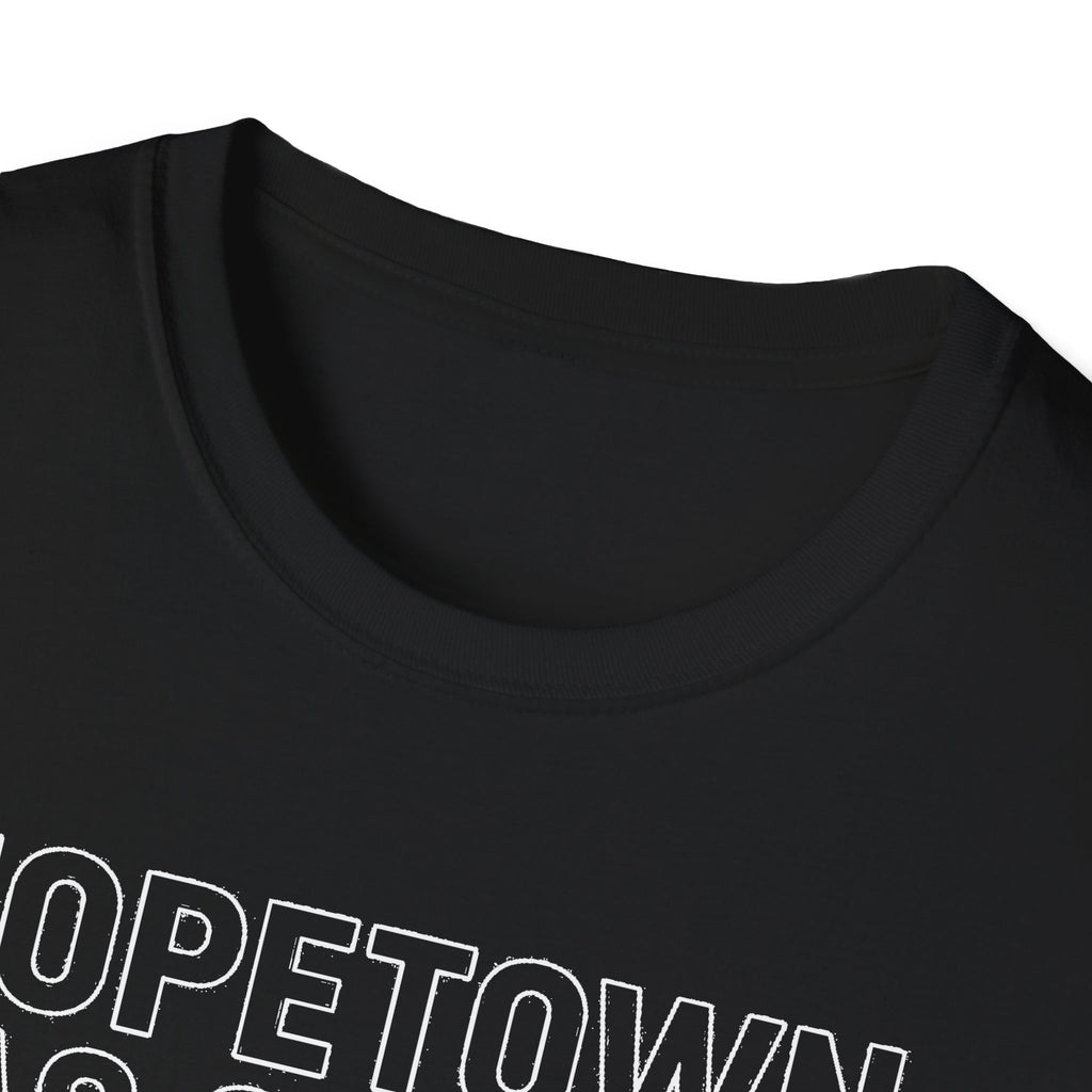 "HOPETOWN GAS STATION MYTHS ARE REAL COMING SOON" T-SHIRT