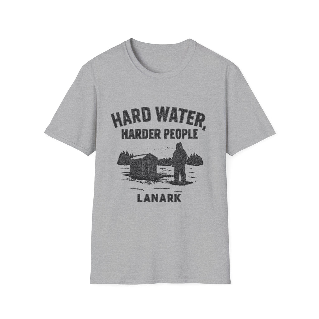 "HARD WATER HARDER PEOPLE LANARK" T-SHIRT