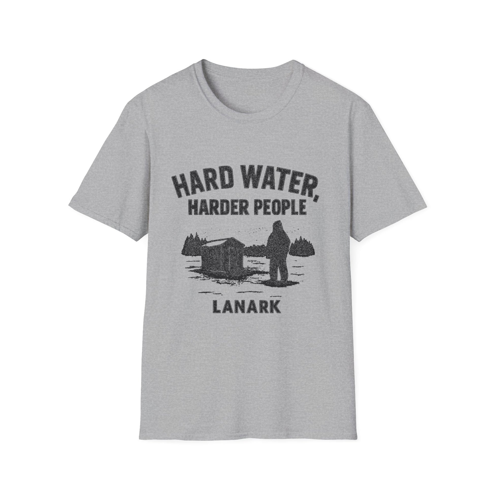 "HARD WATER HARDER PEOPLE LANARK" T-SHIRT