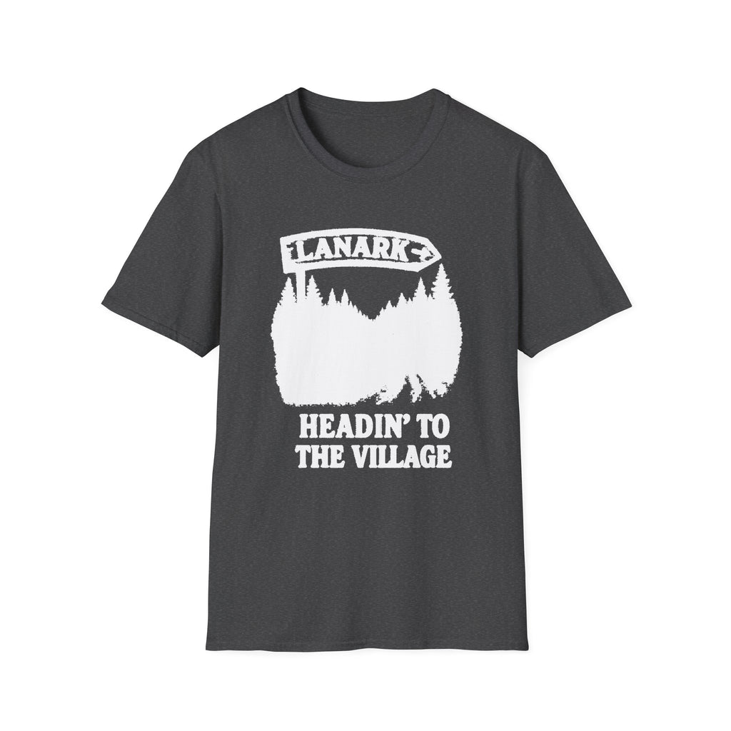 "LANARK 'HEADIN" TO THE VILLAGE" T-SHIRT