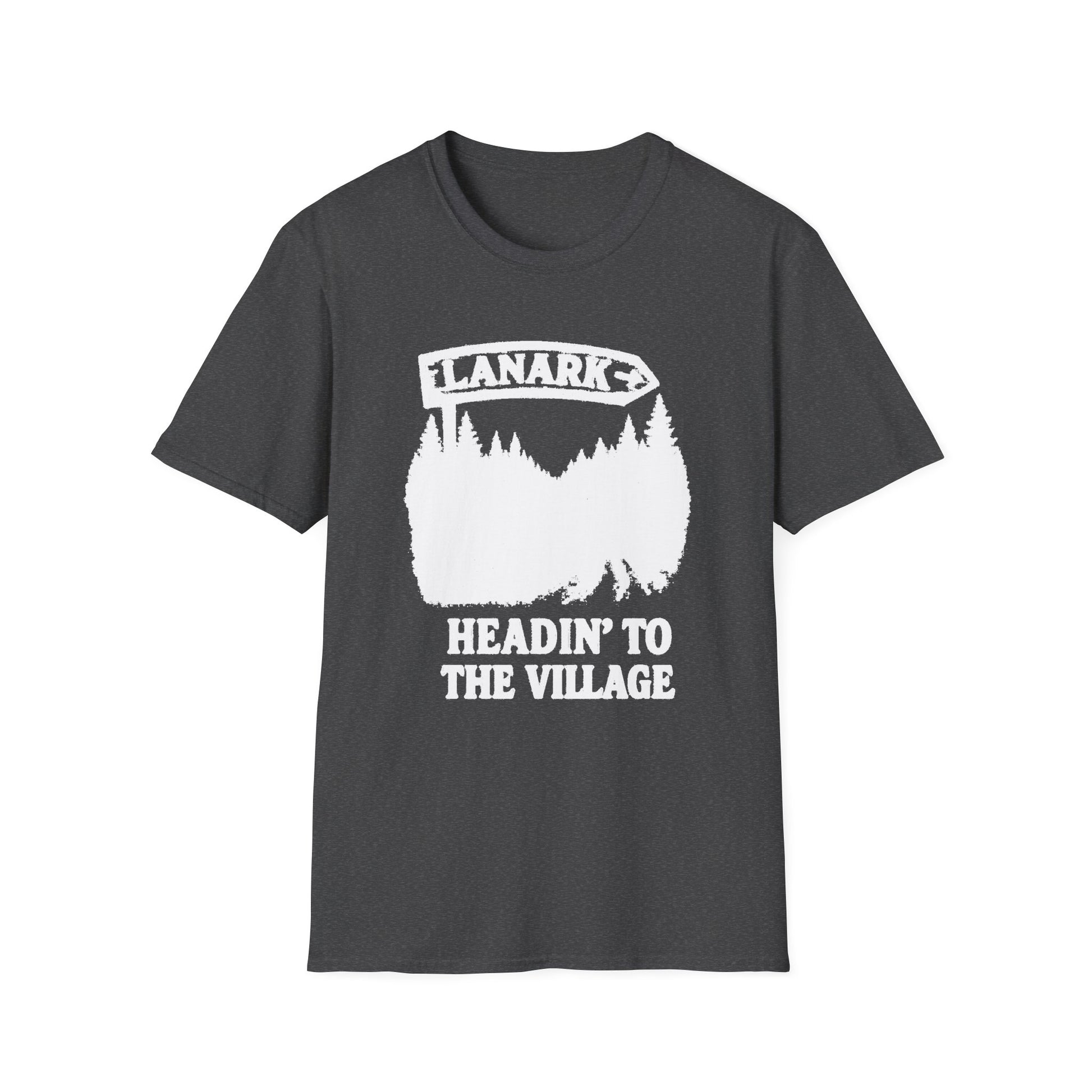 "LANARK 'HEADIN" TO THE VILLAGE" T-SHIRT