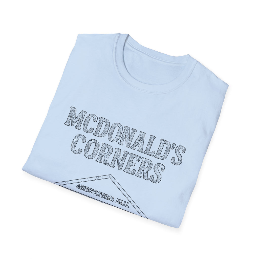"MCDONALD'S CORNERS AGRICULTURAL HALL" T-SHIRT