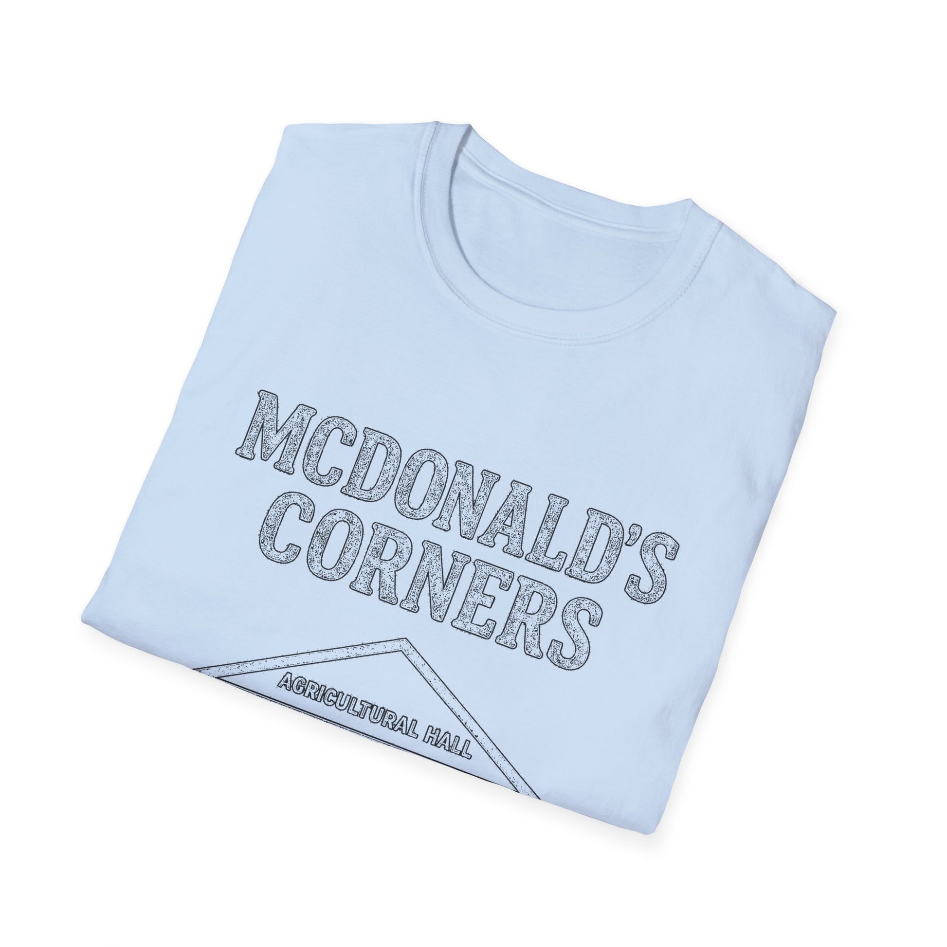 "MCDONALD'S CORNERS AGRICULTURAL HALL" T-SHIRT