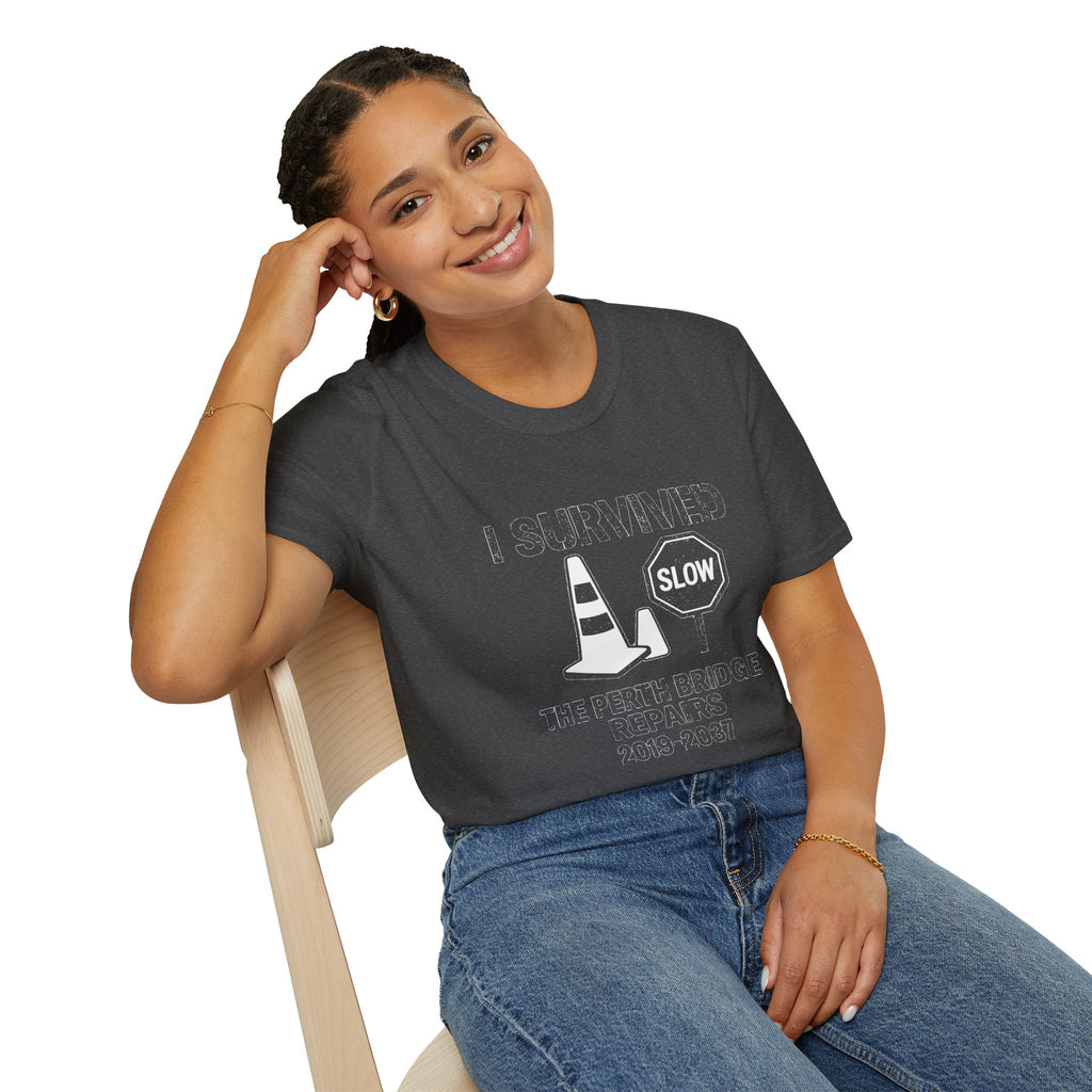 "I SURVIVED THE PERTH BRIDGE REPAIRS 2019-2037" T-SHIRT