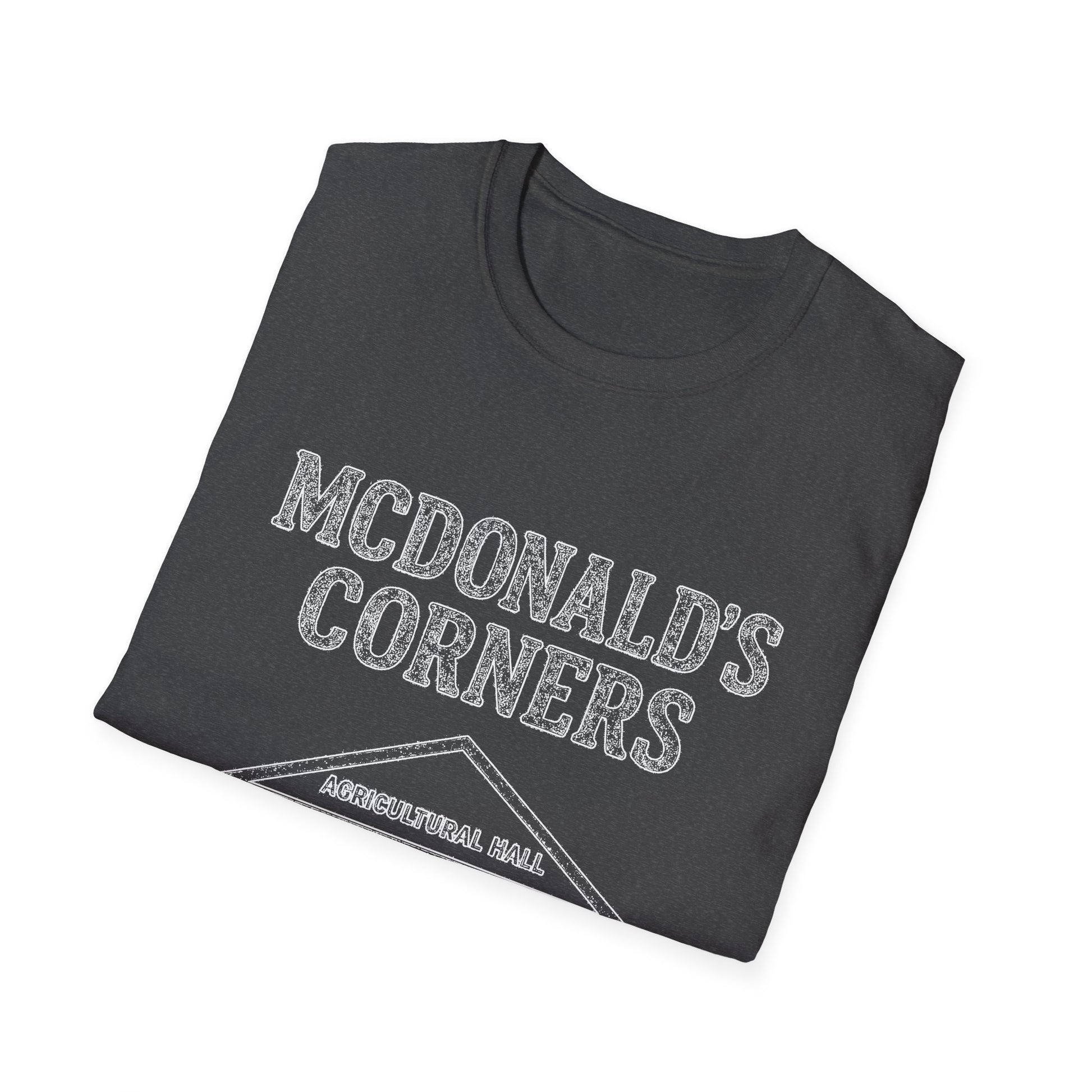 "MCDONALD'S CORNERS AGRICULTURAL HALL" T-SHIRT