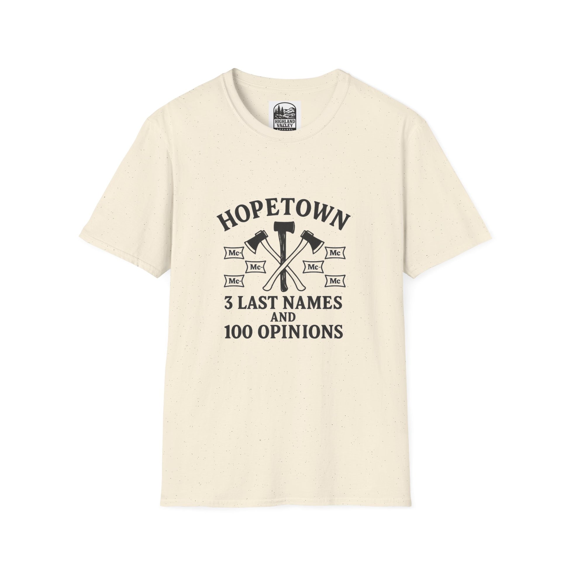 NAMES OF HOPETOWN UNISEX T-SHIRT