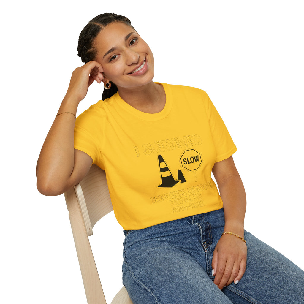 "I SURVIVED THE PERTH BRIDGE REPAIRS 2019-2037" T-SHIRT