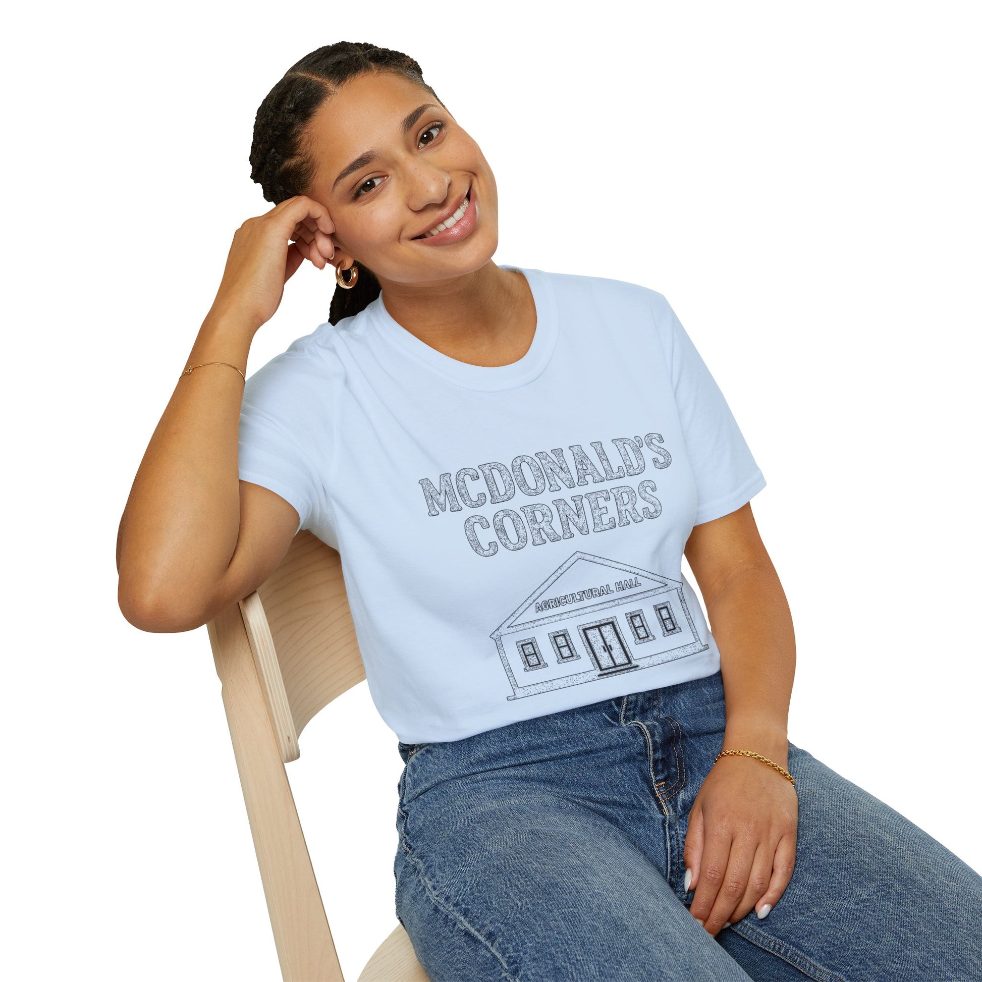 "MCDONALD'S CORNERS AGRICULTURAL HALL" T-SHIRT