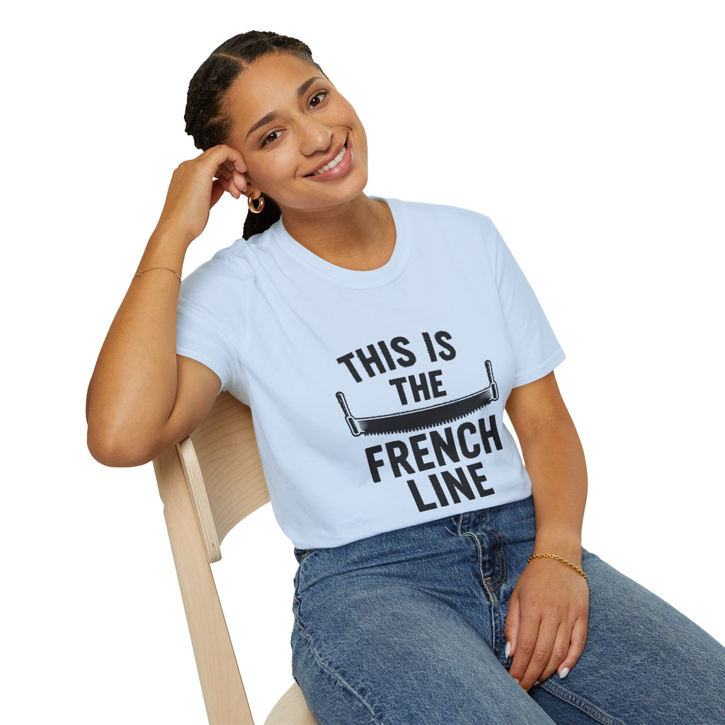 "THIS IS THE FRENCH LINE" T-SHIRT