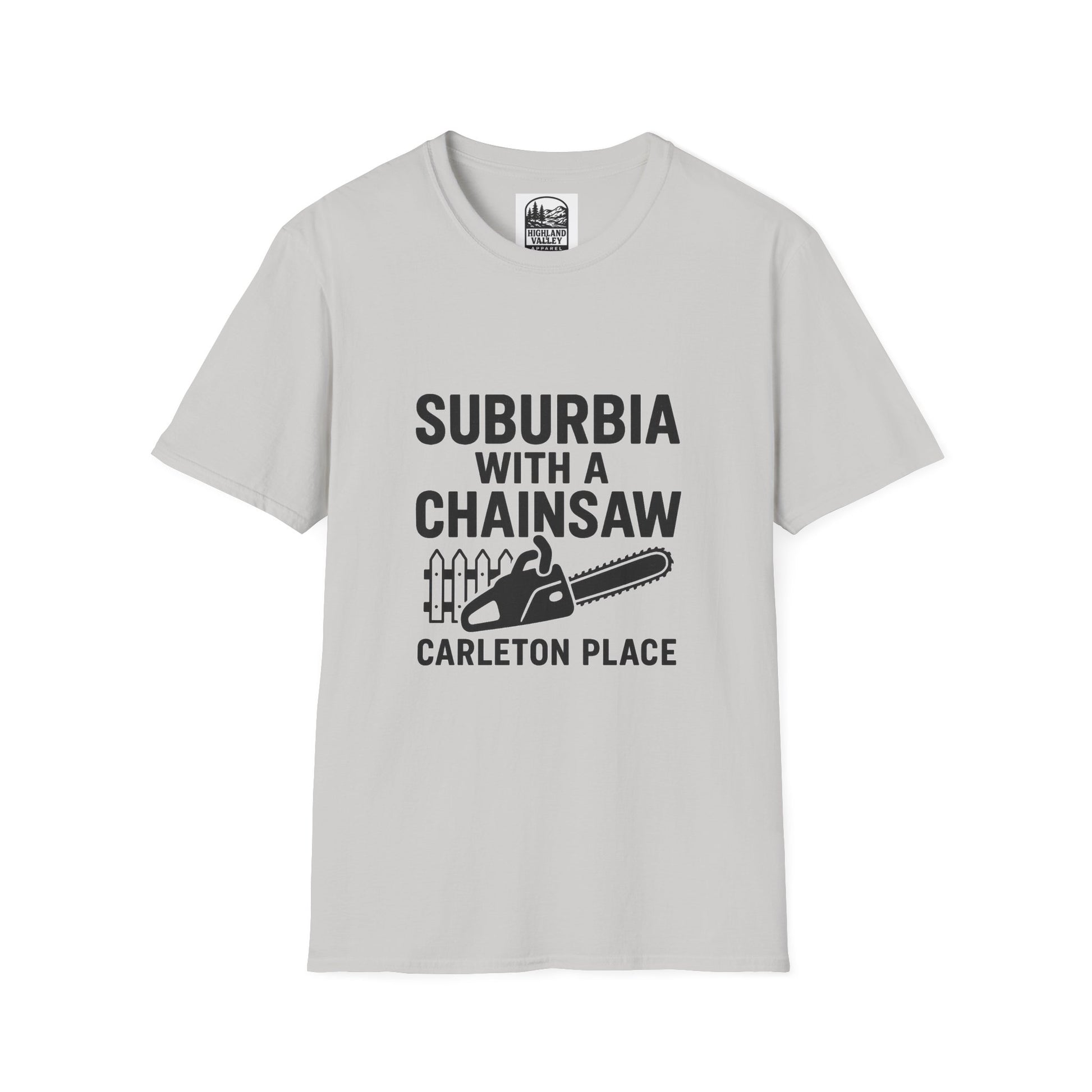 SUBURBIA WITH A CHAINSAW CP UNISEX T-SHIRT