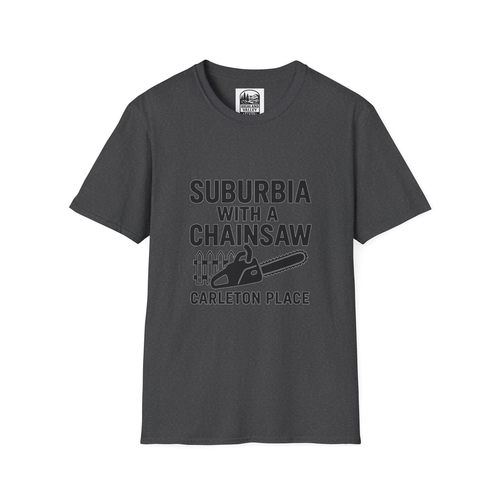 SUBURBIA WITH A CHAINSAW CP UNISEX T-SHIRT