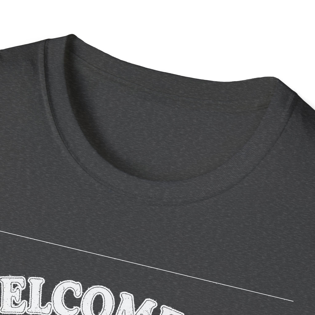 "WELCOME TO LANARK HALF GRAVEL, HALF GOSSIP" T-SHIRT