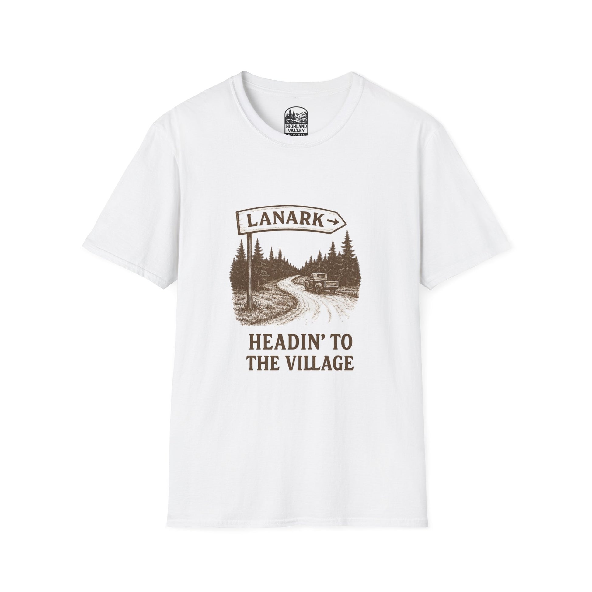 LANARK HEADING TO THE VILLAGE UNISEX T-SHIRT