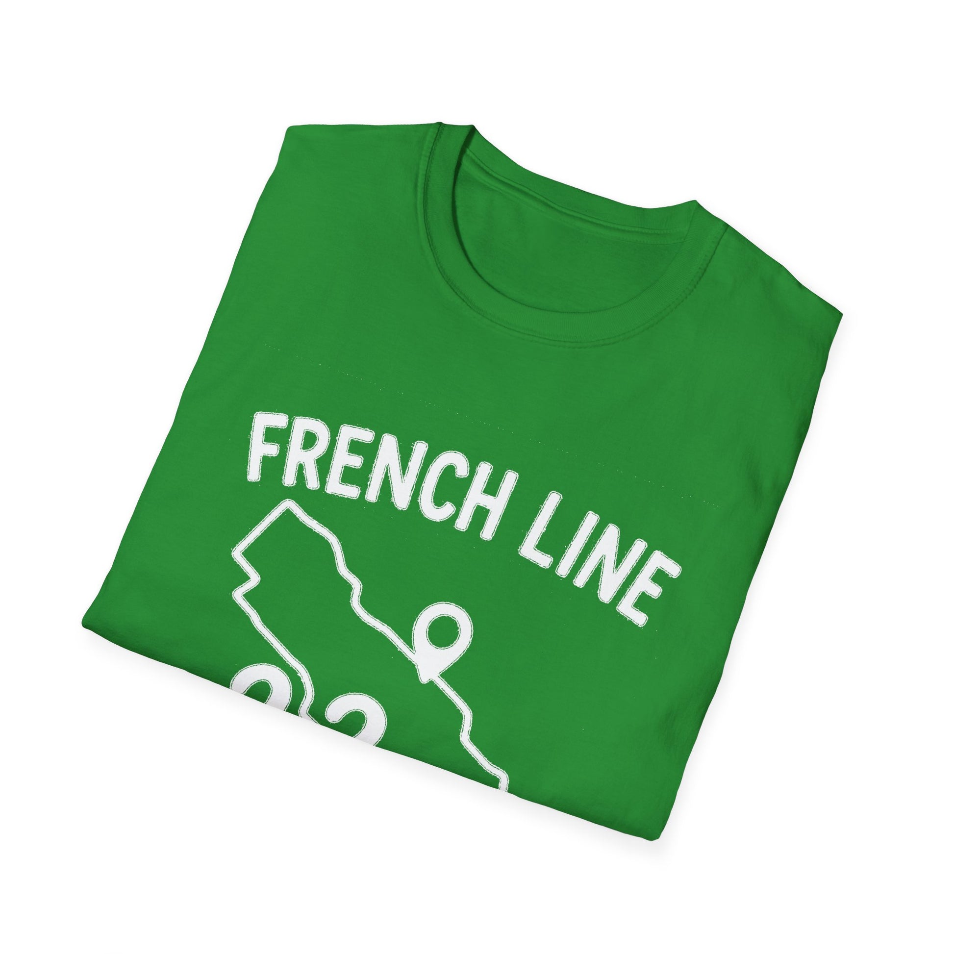 "FRENCH LINE MAP IF YOU KNOW, YOU KNOW" T-SHIRT