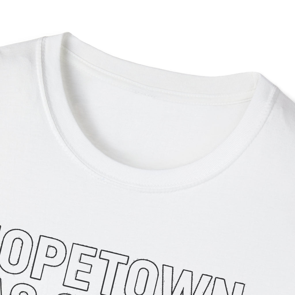 "HOPETOWN GAS STATION MYTHS ARE REAL COMING SOON" T-SHIRT