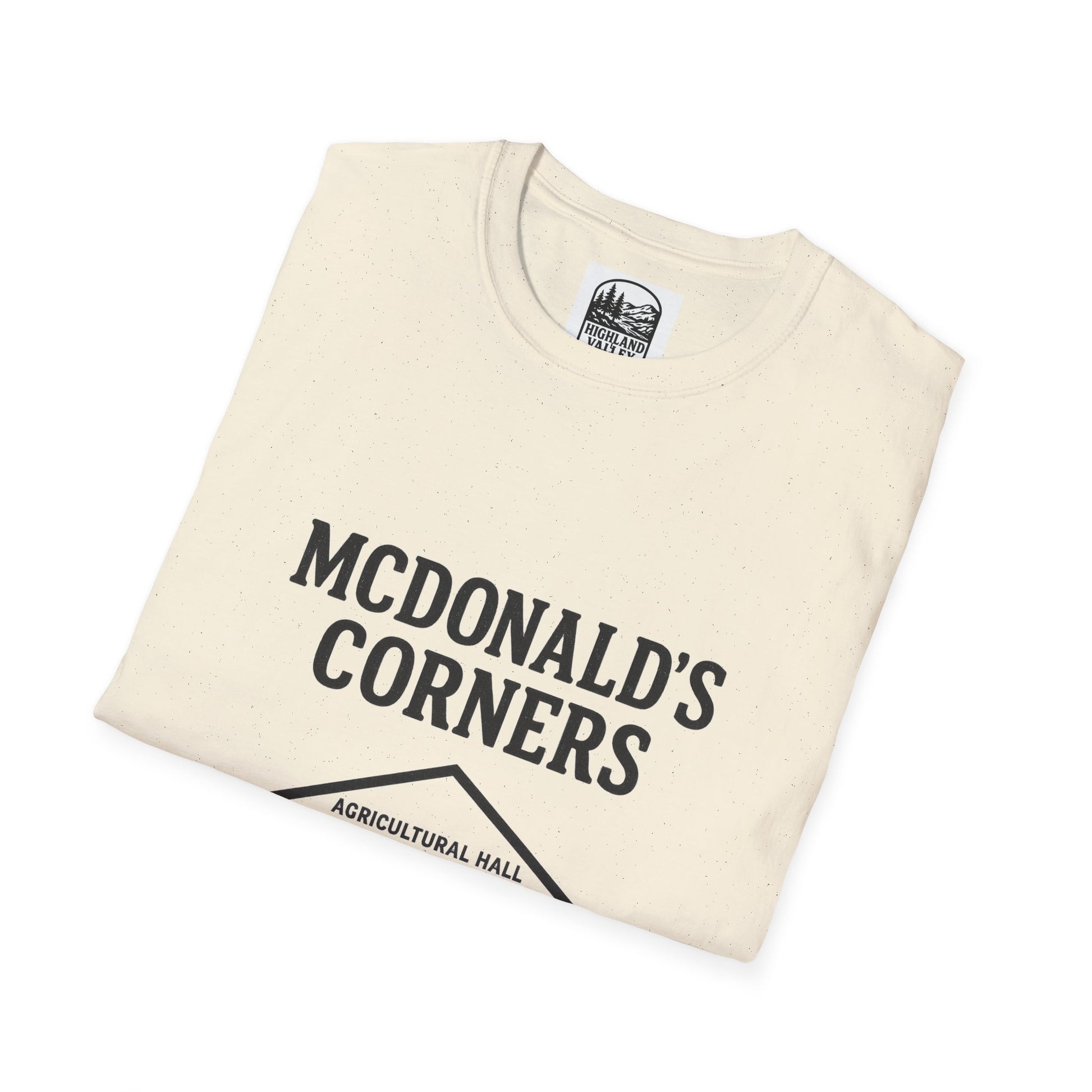 MCDONALD'S CORNERS AG HALL UNISEX T-SHIRT