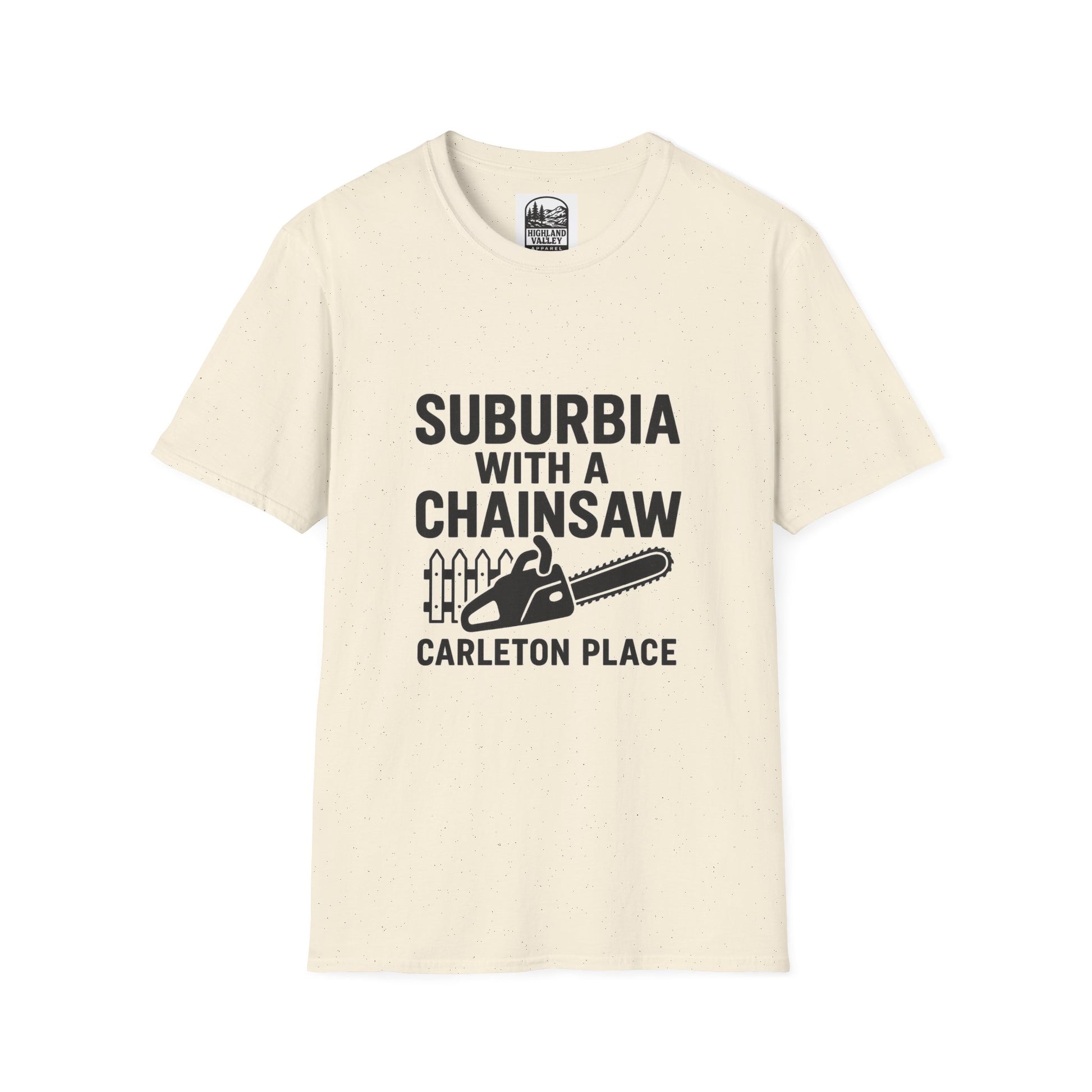 SUBURBIA WITH A CHAINSAW CP UNISEX T-SHIRT