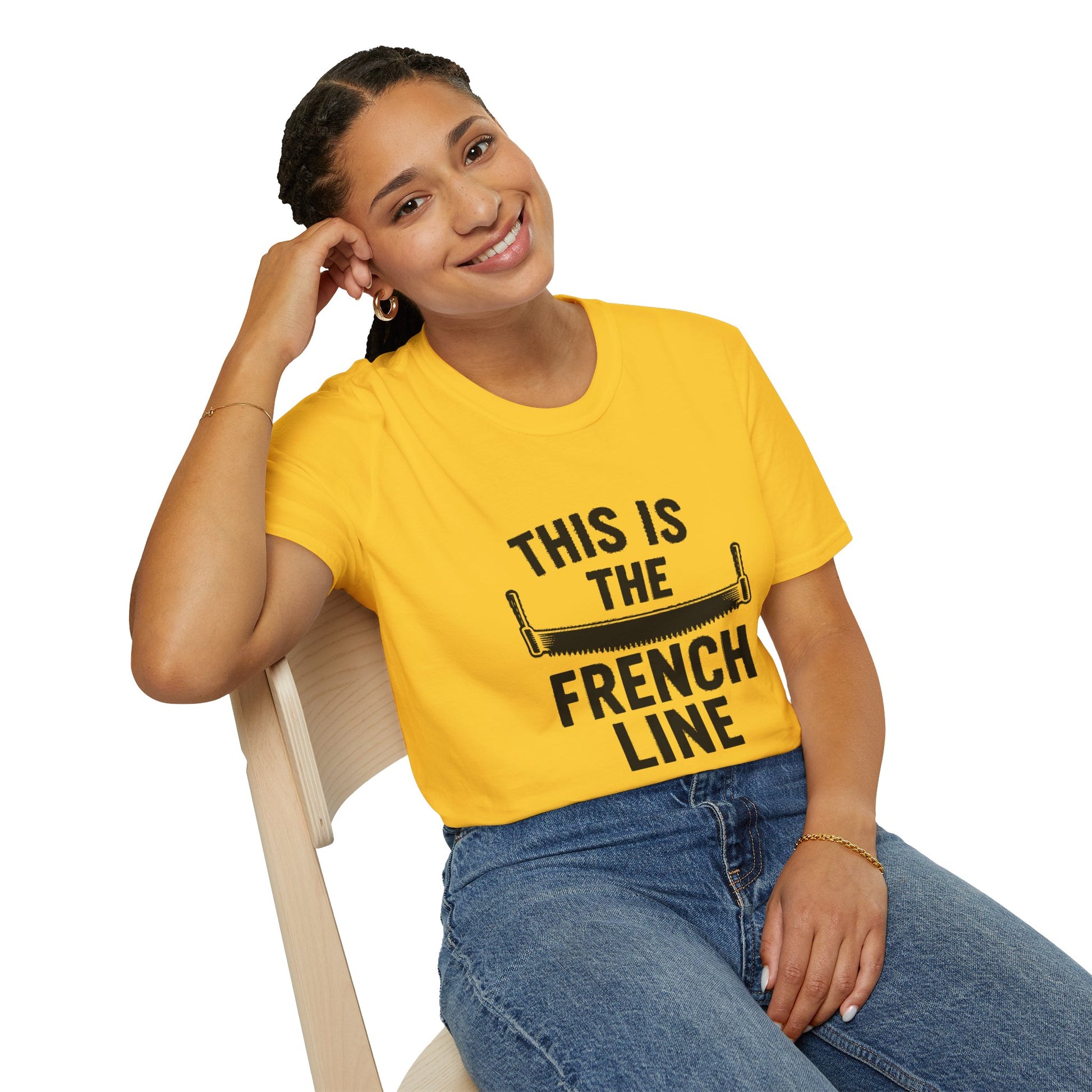 "THIS IS THE FRENCH LINE" T-SHIRT