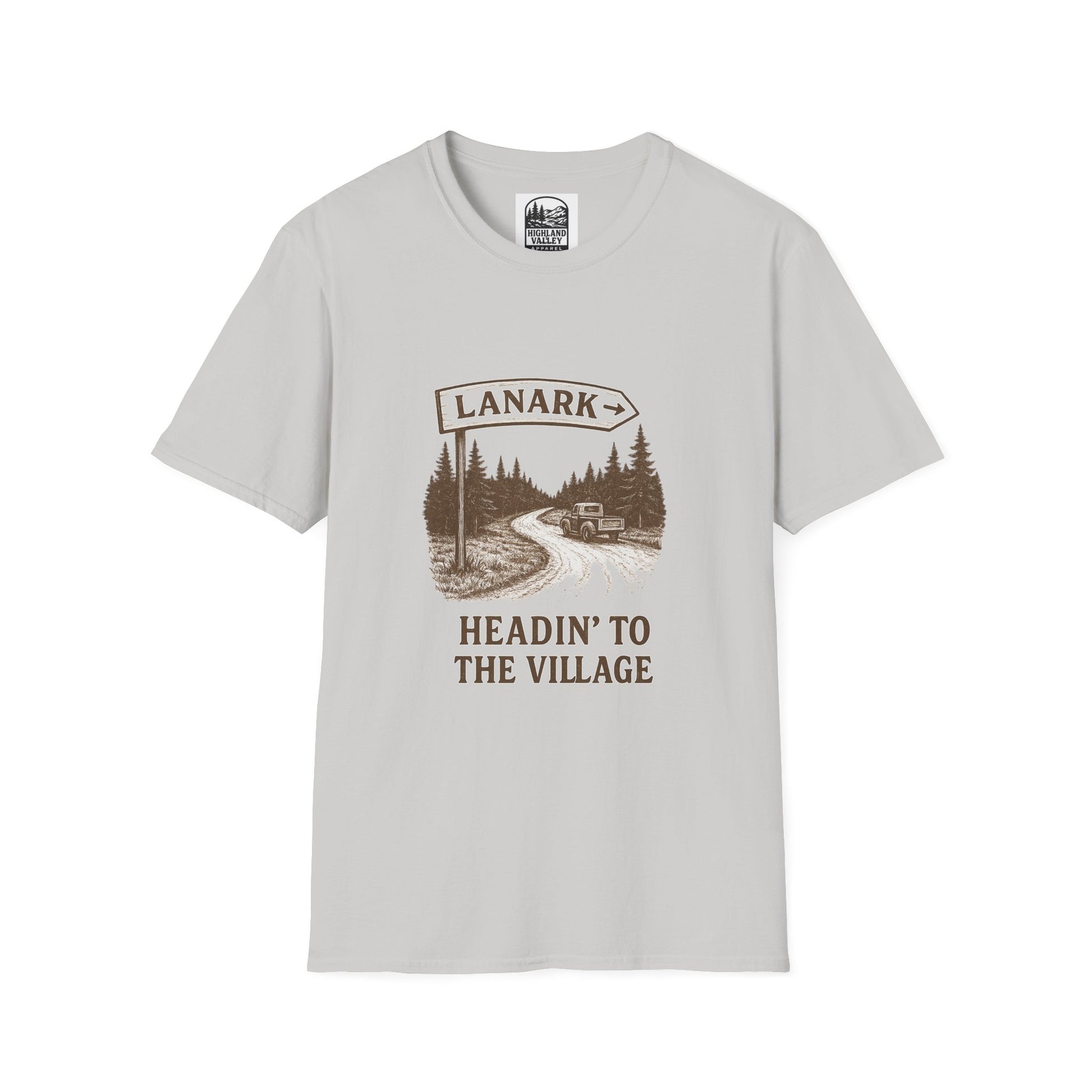 LANARK HEADING TO THE VILLAGE UNISEX T-SHIRT
