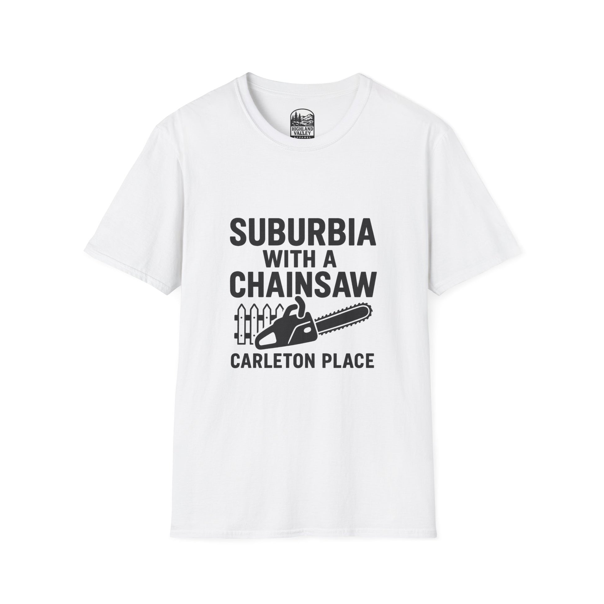 SUBURBIA WITH A CHAINSAW CP UNISEX T-SHIRT