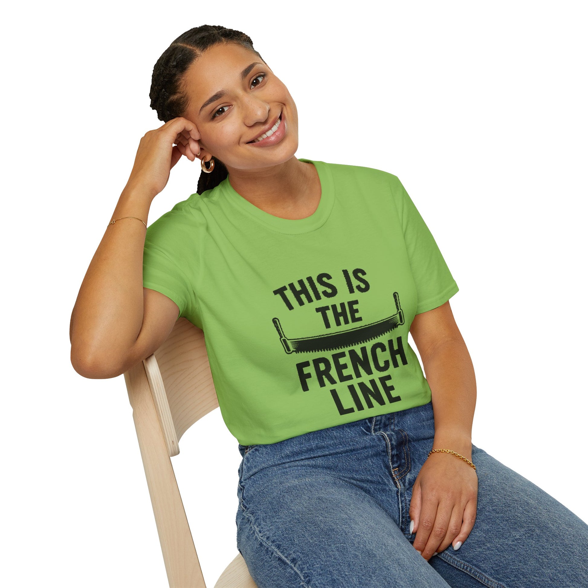 "THIS IS THE FRENCH LINE" T-SHIRT