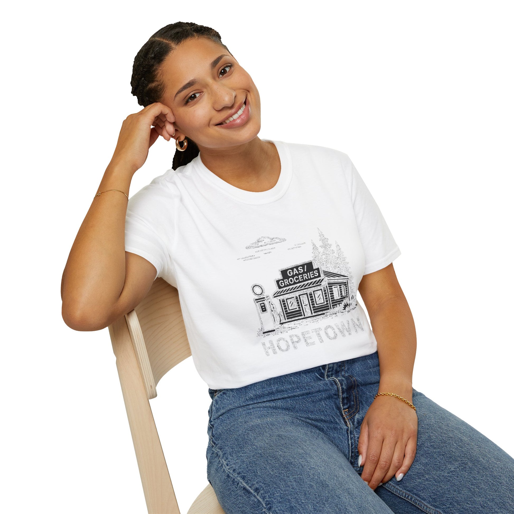 "HOPETOWN GAS STATION" T-SHIRT