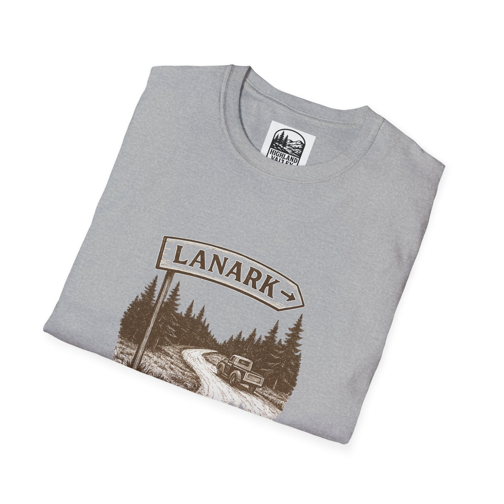 LANARK HEADING TO THE VILLAGE UNISEX T-SHIRT