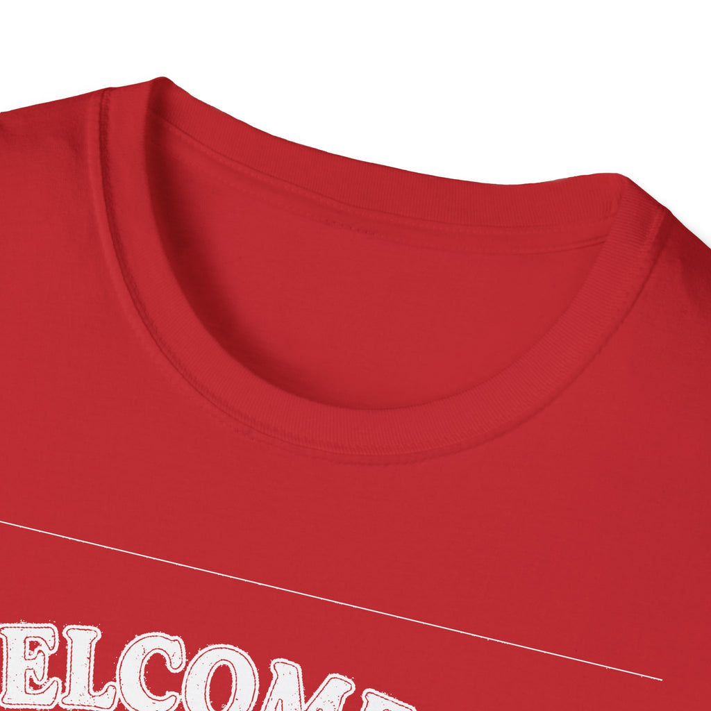 "WELCOME TO LANARK HALF GRAVEL, HALF GOSSIP" T-SHIRT
