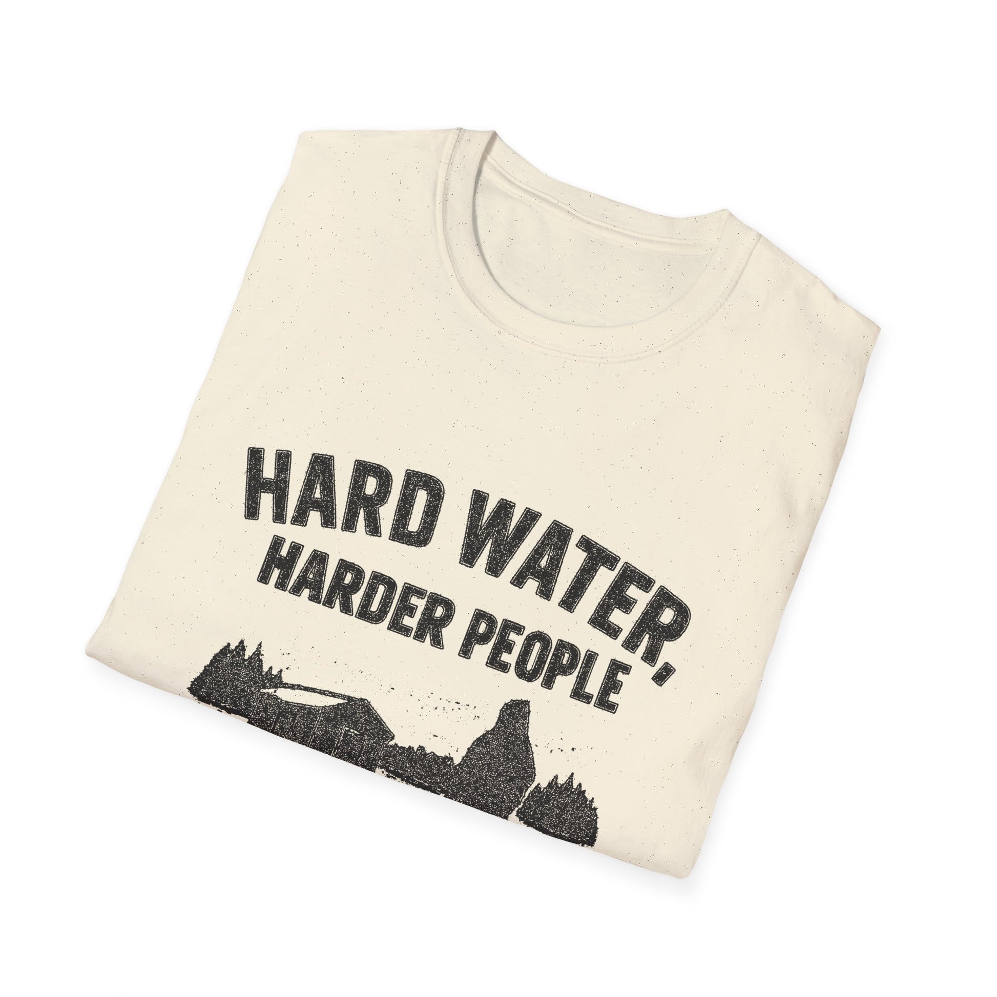 "HARD WATER HARDER PEOPLE LANARK" T-SHIRT