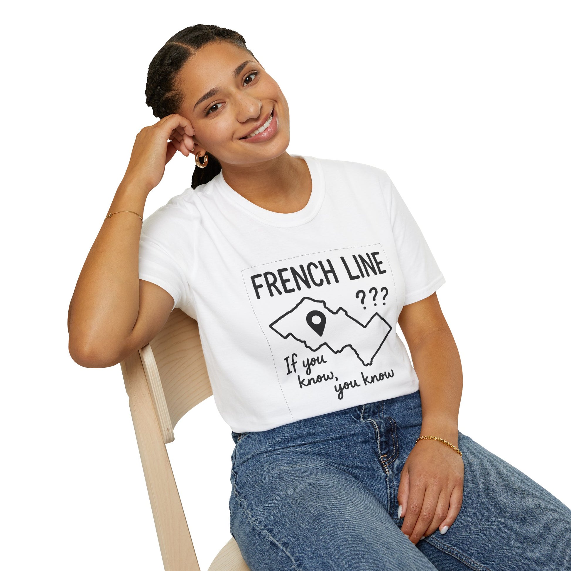 "FRENCH LINE "IF YOU KNOW, YOU KNOW" T-SHIRT"