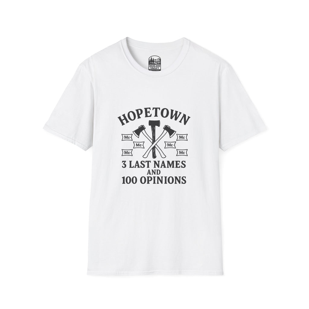 "NAMES OF HOPETOWN" T-SHIRT
