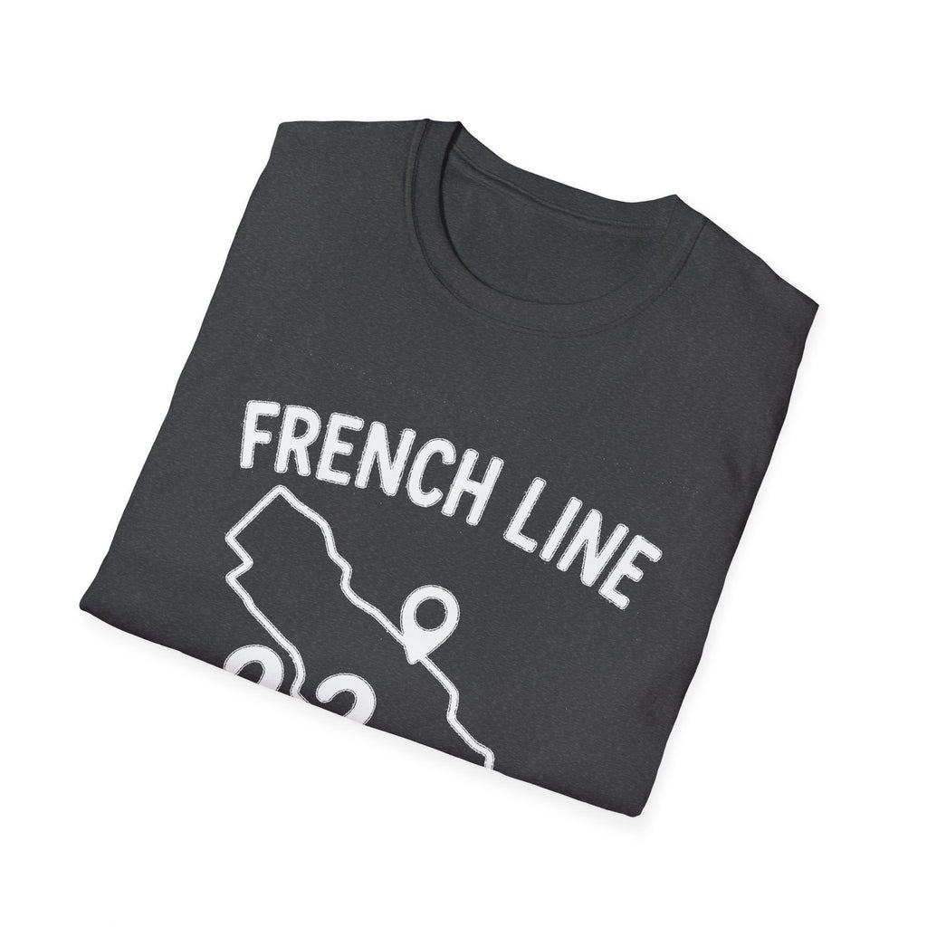 "FRENCH LINE MAP IF YOU KNOW, YOU KNOW" T-SHIRT