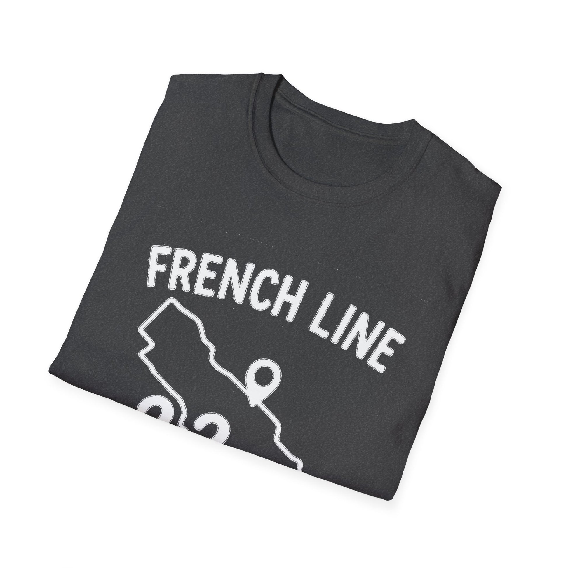 "FRENCH LINE MAP IF YOU KNOW, YOU KNOW" T-SHIRT
