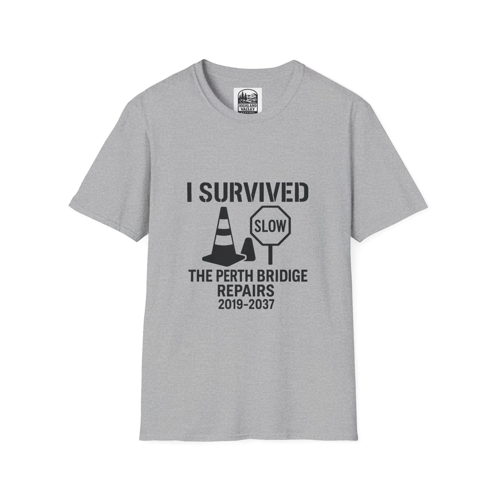 I SURVIVED THE PERTH BRIDGE REPAIR UNISEX T-SHIRT