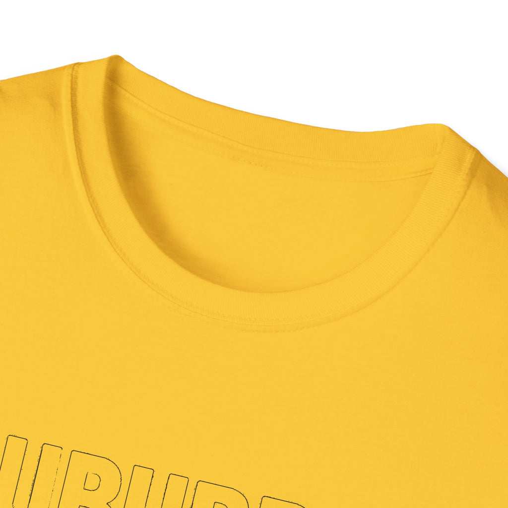 "SUBURBIA WITH A CHAINSAW" T-SHIRT