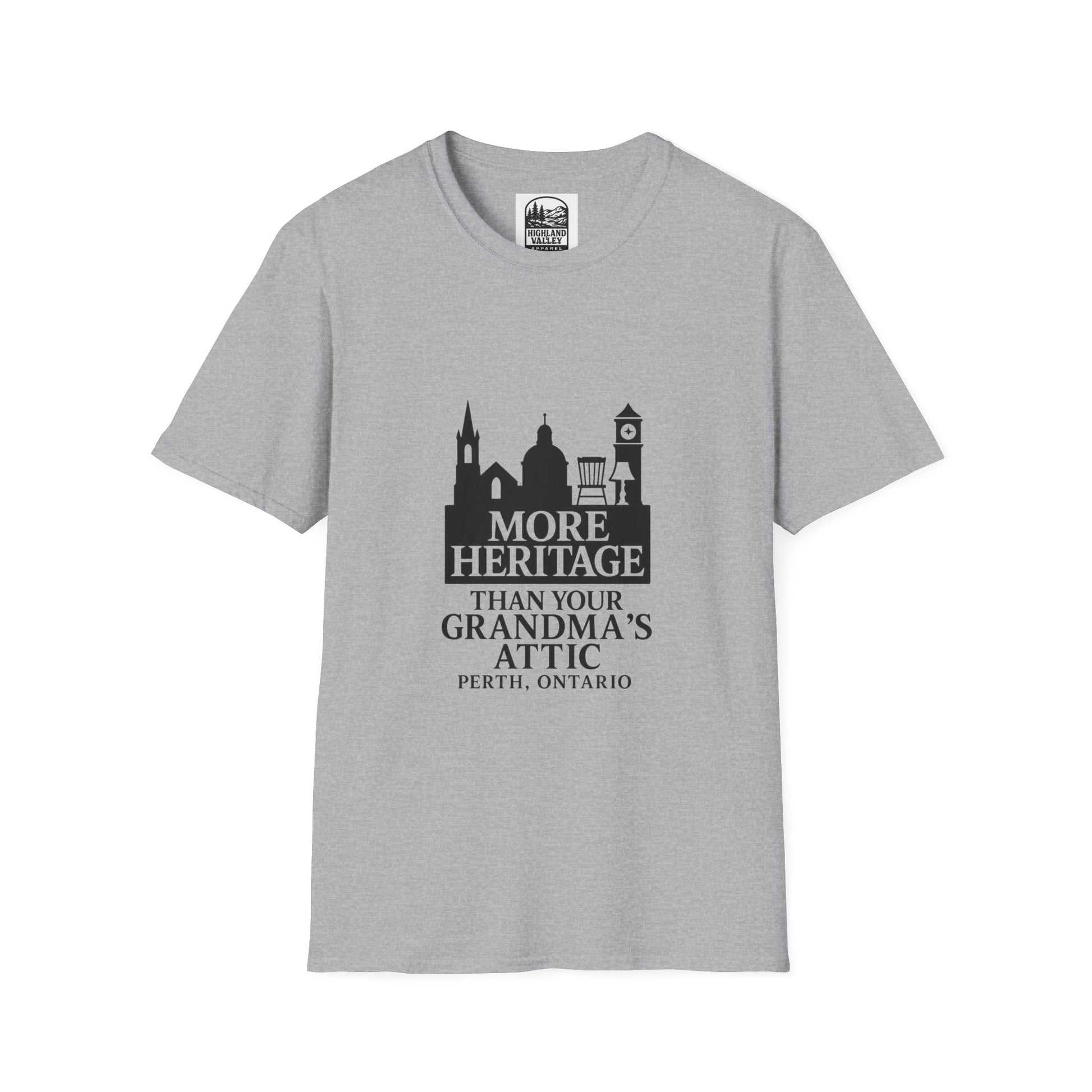 PERTH HAS MORE HERRITAGE THAN YOUR GRANDMAS ATIC UNISEX T-SHIRT