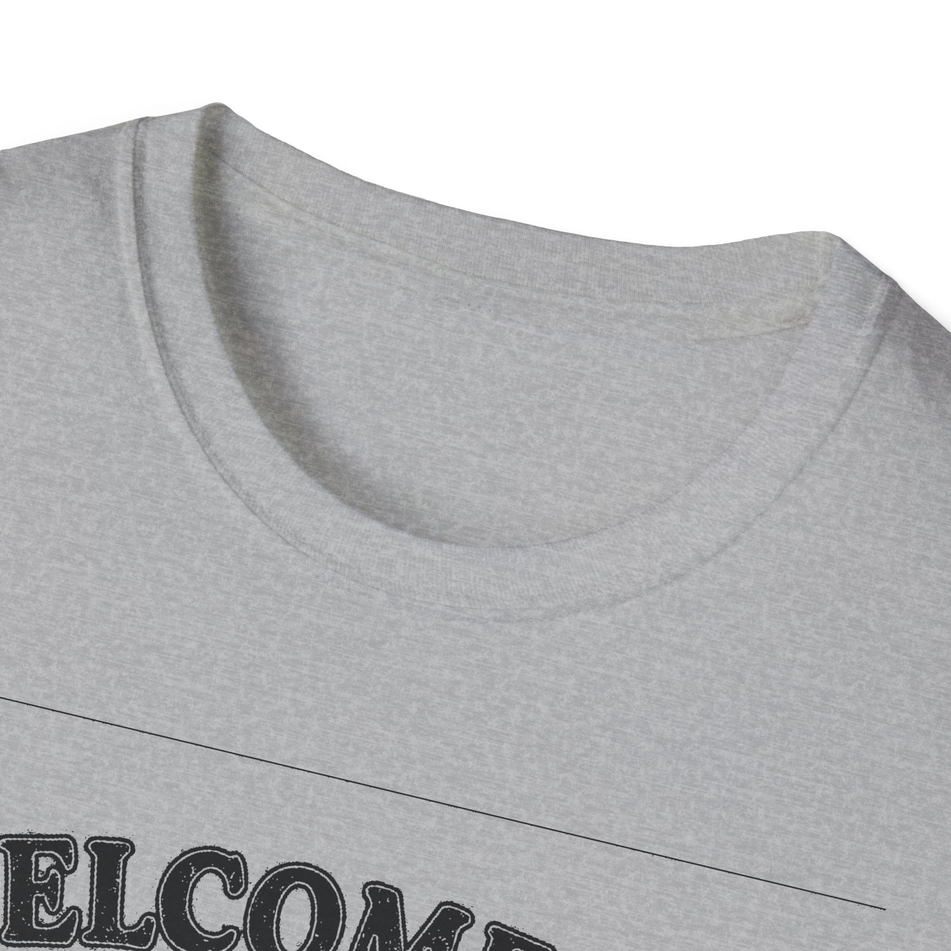 "WELCOME TO LANARK HALF GRAVEL, HALF GOSSIP" T-SHIRT